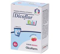 Dicofarm Dicoflor Kids 18 Bustine Gustro Frutti Rossi
