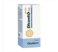 Dicofarm Dicovit D 1000 - Integratore Alimentare Di Vitamica D3, 7.5ml