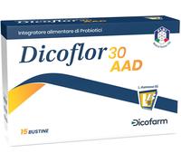 dicofarm spa Dicoflor 30 AAD Integratore Probiotico 15 Bustine