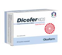 Dicofer Kids - Integratore alimentare di Ferro - 20 bustine orosolubili