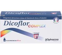 dicoflor Complex Integratore Fermenti Lattici e Vitamine 12 Flaconcini 10 ml