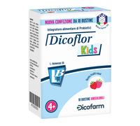 Dicofarm Dicoflor Kids Gusto Frutti Rossi 18 Bustine Orosolubili