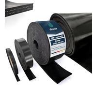 diconfa rotoli di gomma con inserto in tessuto SU MISURA - SPESSORE da 2 mm a 10 mm - LARGHEZZA da 20 mm a 500 mm - LUNGHEZZA da 0,2 m a 10 m - SELEZIONE: 60 mm x 6500 mm x 8 mm - Tappetino Rotolo