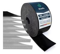 diconfa rotoli di gomma con uno inserto in tessuto SPESSORE 2mm - LARGHEZZA da 20 mm a 1400 mm - LUNGHEZZA da 0,05 m a 10 m - SELEZIONE: 1100 mm x 1300 mm x 2 mm - robusto resistente Tappetino SBR