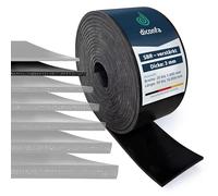 diconfa rotoli di gomma con uno inserto in tessuto SPESSORE 3mm - LARGHEZZA da 20 mm a 1400 mm - LUNGHEZZA da 0,05 m a 10 m - SELEZIONE: 30 mm x 1100 mm x 3 mm - robusto resistente Tappetino SBR