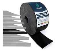 diconfa rotoli di gomma con uno inserto in tessuto SPESSORE 6mm - LARGHEZZA da 20 mm a 1400 mm - LUNGHEZZA da 0,05 m a 10 m - SELEZIONE: 30 mm x 1100 mm x 6 mm - robusto resistente Tappetino SBR