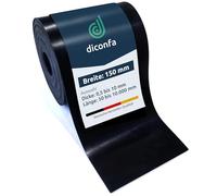 diconfa rotoli di gomma strisce 150mm 15cm LARGO - LUNGHEZZA da 0,05m a 10m SPESSORE da 0,5mm a 20mm - SELEZIONE 100mm (10cm), 6mm - Tappetino rotolo antiscivolo Impermeabile Robusto al metro