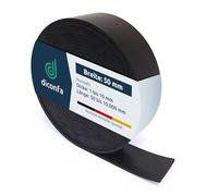 diconfa rotolo strisce di gomma 50mm 5cm Larghezza- Lunghezza da 0,05 a 10m Spessore da 0,5 a 10mm - SELEZIONE 4000mm (400cm), 1mm - Tappetino/rotoli antiscivolo Impermeabile Robusto al metro