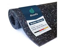 diconfa tappetino protettivo per cantieri 750mm 75cm 0,75m LARGO - SPESSORE fino a 20 mm + LUNGHEZZA fino a 10 m SELEZIONE - 8000mm 800cm 8m // 3mm tappetini in gomma antiscivolo in granuli ernesti