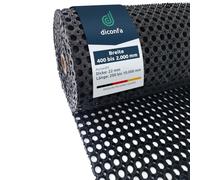 diconfa Tappeto ad anello in gomma SU MISURA 22mm - LARGHEZZA: 0,4 m a 1,5 m - LUNGHEZZA: 0,2 m a 10 m ==> 1 x 1,12m - motivo forato - tappetino ad anelli - cattura-sporco per interni ed esterni