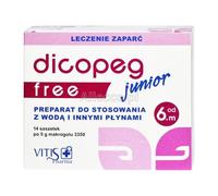 DICOPEG JUNIOR FREE 14 BUSTINE CON POLVERE PER LA SALUTE INTENSIVA DEI BAMBINI