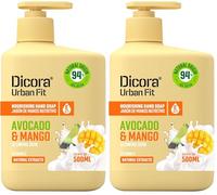 Dicora Uf Hand Soap Vitamin E Mango&Avocado 500Ml (Confezione da 2)