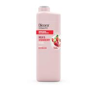 Dicora Urban Fit | Gel Doccia nutriente con estratto di Latte e Fragola | Gel da Bagno con vitamina B | Rivitalizzante e idratante | Misura 750 ml