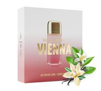 DICORA URBAN FIT SET VIENNA FOR HER + NECESER | Profumo da donna EDT 150 ml | Fragranza fruttata e gourmet | Colonia femminile con note di vaniglia e nocciola