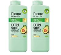 Dicora Urban Fit Shampoo Smooth&Shine per tutti i tipi di capelli, 400 ml (Confezione da 2)