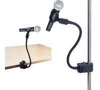 DICOSMETIC 1 pz supporto per microfono a collo d'oca, supporto per microfono da tavolo con braccio per microfono da 11,7 pollici, per discorsi, conferenze, coro, lezioni, matrimoni, concerti, feste