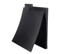 DICOSMETIC 20 divisori per dischi in vinile, guide per dischi in plastica, 33 x 30 cm, separatori in vinile con linguette, divisori neri vuoti, per archiviazione e protezione di album DVD