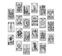 DICOSMETIC 22 Pz 22 Stili Inossidabile Vintage Ciondoli Carte Dei Tarocchi Ioni Magici Ciondoli per Carte Dei Tarocchi Buona Fortuna Ciondoli Amuleto per La Creazione di Gioielli Fai Da Te