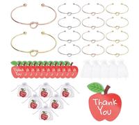 DICOSMETIC 24 braccialetti con nodo a cuore in 3 colori, braccialetti con nodo d'amore, braccialetti per damigella d'onore, braccialetti regolabili per amicizia, regali per donne, compleanni, Natale