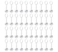 DICOSMETIC 40 portachiavi in vetro da discoteca per feste a forma di palla da discoteca portachiavi platino addio al nubilato portachiavi 8 cm specchio palla da discoteca portachiavi per forniture per