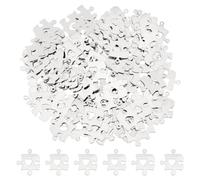 DICOSMETIC Puzzle con ciondoli a forma di cuore, Ciondoli puzzle per la consapevolezza dell'autismo, Gioielli unici in ottone a forma di cuore d'amore e relazione