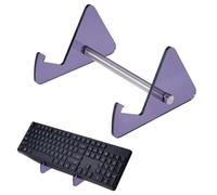 DICOSMETIC Supporto Esposizione per Tastiera Meccanica in Acrilico a un Livello Nero 16,4 x 13,4 x 8,5 cm Supporto di Stoccaggio per Tastiere di Computer e Tablet Può contenere Fino a 1 tastiere