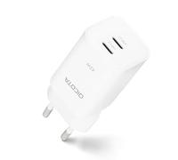 DICOTA Alimentatore GaN 45 Watt 3 A PD 3.0 2 uscite USB-C bianco