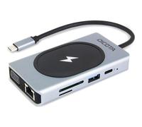 Dicota D USB-C 10-in-1 Charging Hub 4K PD 100W silver La D32059