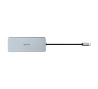 DICOTA D32065 hub di interfaccia USB 3.2 Gen 1 (3.1 Gen 1) Type-C Argento