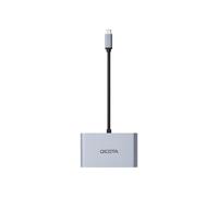 Dicota D USB-C Portable 5-in1 Docking Station 4K HDMI/DP PD La D32064