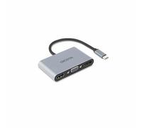 DICOTA D32064 docking station per dispositivo mobile Tablet/Smartphone/Laptop Argento