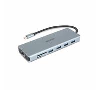 DICOTA D32065 hub di interfaccia USB 3.2 Gen 1 (3.1 Gen 1) Type-C Argento