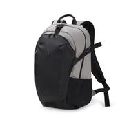 Dicota Go - Zaino da Città Realizzato con Materiali idrorepellenti, Scomparto Nascosto per Computer Portatile, 13"-15,6", Colore Grigio Chiaro