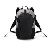 Dicota Go - Zaino da Città Realizzato con Materiali idrorepellenti, Scomparto Nascosto per Computer Portatile, 13"-15,6", Colore Grigio Chiaro
