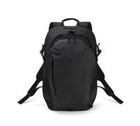 Dicota Go - Zaino da Città Realizzato con Materiali idrorepellenti, Scomparto Nascosto per Computer Portatile, 13"-15,6", Colore Nero