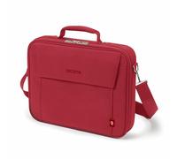 Dicota Eco Multi BASE borsa per notebook 39,6 cm [15.6] Valigetta ventiquattrore Rosso (ECO MULTI BASE 14-15.6 RED - )