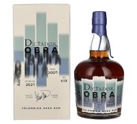 Dictador OBRA VINTAGE 18 Years Old AMERICAN OAK CASK Rum 2005 41% Vol. 0,7l in Giftbox