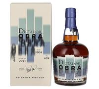 Dictador OBRA VINTAGE 19 Years Old AMERICAN OAK CASK Rum 2004 40% Vol. 0,7l in Giftbox