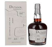 Dictador PÁRRAFO I 19 Years Old BORBÓN Vintage 2003 50% Vol. 0,7l in Giftbox