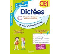 Dictées CE1: Cahier d'entraînement