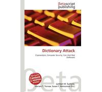 Dictionary Attack: Cryptanalysis, Computer Security, Cain And Abel (Software)