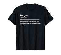 Dictionary Definition Anger Maglietta