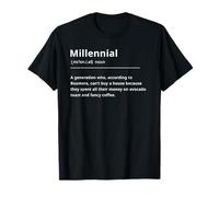 Dictionary Definition Millennial Maglietta