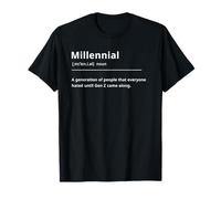 Dictionary Definition Millennial Maglietta