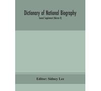 Dictionary Of National Biography. Second Supplement (Volume Ii) (Tascabile)