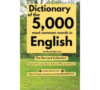 Dictionary of the 5000 most common words in English