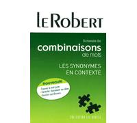 Dictionnaire Des Combinaisons De Mots: Paperback Edition