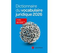 Dictionnaire du vocabulaire juridique