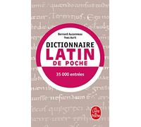 Dictionnaire Latin De Poche Latin-francais