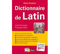 Dictionnaire latin-français et français-latin